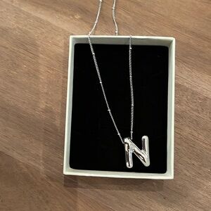 New in box initial necklace
